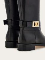Ferragamo Knee high boot with Hug buckle detail - Image 7